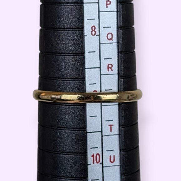 (2/$20) V. Faceted Glass Solitaire Ring - Picture 6 of 6